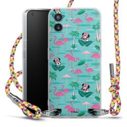 New Carry Case Transparent Stoff colourful/silber