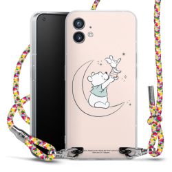 New Carry Case Transparent Stoff colourful/silber