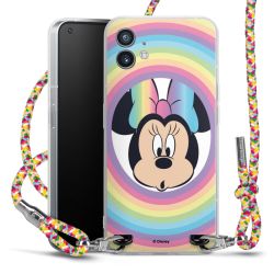 New Carry Case Transparent Stoff colourful/silber