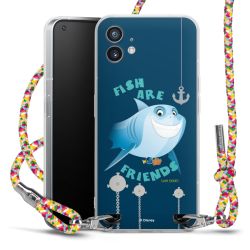 New Carry Case Transparent Stoff colourful/silber