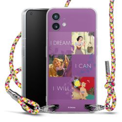 New Carry Case Transparent Stoff colourful/silber