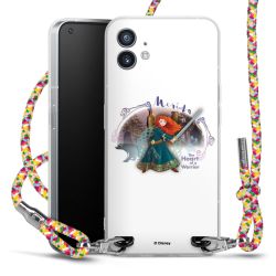 New Carry Case Transparent Stoff colourful/silber