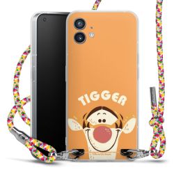 New Carry Case Transparent Stoff colourful/silber