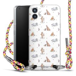 New Carry Case Transparent Stoff colourful/silber