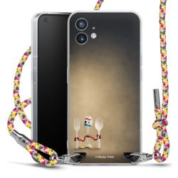 New Carry Case Transparent Stoff colourful/silber