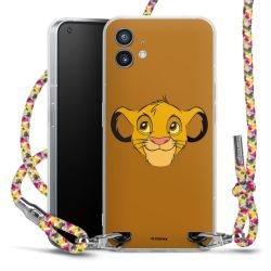 New Carry Case Transparent Stoff colourful/silber