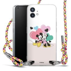 New Carry Case Transparent Stoff colourful/silber