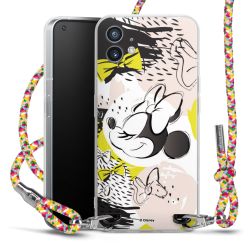 New Carry Case Transparent Stoff colourful/silber