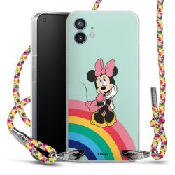 New Carry Case Transparent Stoff colourful/silber