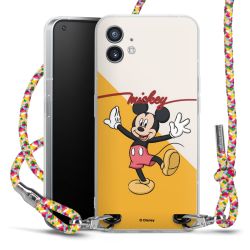 New Carry Case Transparent Stoff colourful/silber