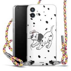 New Carry Case Transparent Stoff colourful/silber