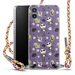 New Carry Case Transparent Stoff colourful/silber