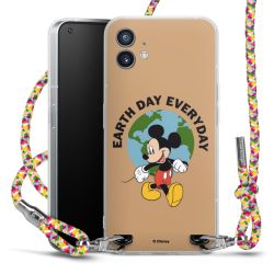 New Carry Case Transparent Stoff colourful/silber