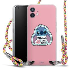 New Carry Case Transparent Stoff colourful/silber