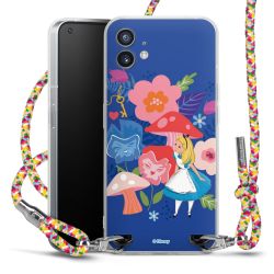 New Carry Case Transparent Stoff colourful/silber