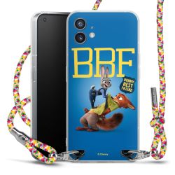 New Carry Case Transparent Stoff colourful/silber