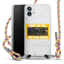 New Carry Case Transparent Stoff colourful/silber