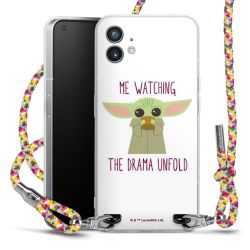 New Carry Case Transparent Stoff colourful/silber