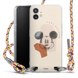 New Carry Case Transparent Stoff colourful/silber