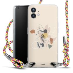 New Carry Case Transparent Stoff colourful/silber