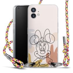 New Carry Case Transparent Stoff colourful/silber