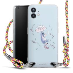 New Carry Case Transparent Stoff colourful/silber