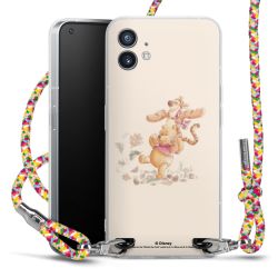 New Carry Case Transparent Stoff colourful/silber