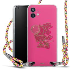 New Carry Case Transparent Stoff colourful/silber