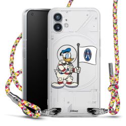 New Carry Case Transparent Stoff colourful/silber