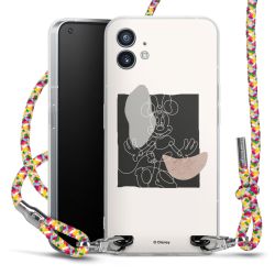 New Carry Case Transparent Stoff colourful/silber