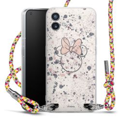 New Carry Case Transparent Stoff colourful/silber