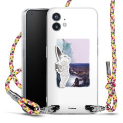 New Carry Case Transparent Stoff colourful/silber