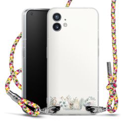 New Carry Case Transparent Stoff colourful/silber