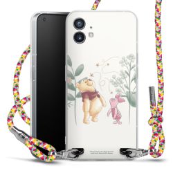 New Carry Case Transparent Stoff colourful/silber