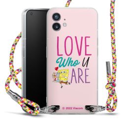 New Carry Case Transparent Stoff colourful/silber