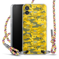 New Carry Case Transparent Stoff colourful/silber