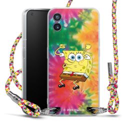 New Carry Case Transparent Stoff colourful/silber