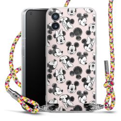 New Carry Case Transparent Stoff colourful/silber