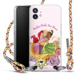 New Carry Case Transparent Stoff colourful/silber