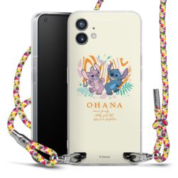 New Carry Case Transparent Stoff colourful/silber