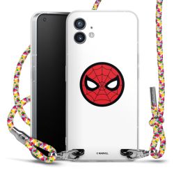 New Carry Case Transparent Stoff colourful/silber