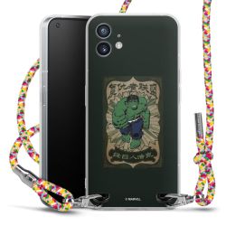 New Carry Case Transparent Stoff colourful/silber