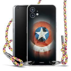 New Carry Case Transparent Stoff colourful/silber