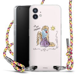 New Carry Case Transparent Stoff colourful/silber