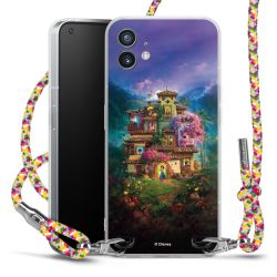 New Carry Case Transparent Stoff colourful/silber