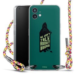 New Carry Case Transparent Stoff colourful/silber