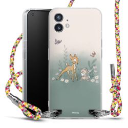 New Carry Case Transparent Stoff colourful/silber