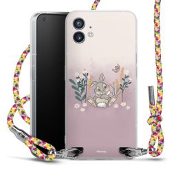 New Carry Case Transparent Stoff colourful/silber