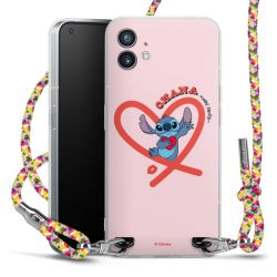 New Carry Case Transparent Stoff colourful/silber