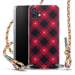 New Carry Case Transparent Stoff colourful/silber